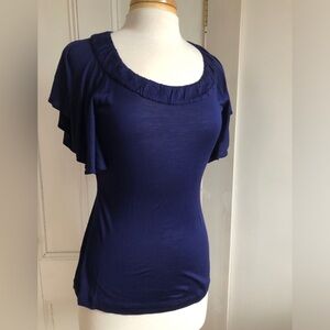 BR flutter sleeve top